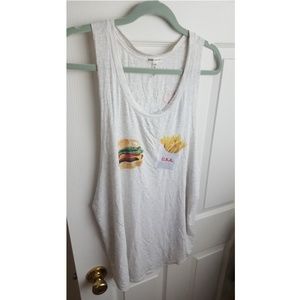 VS Pink super soft burger tank top size L